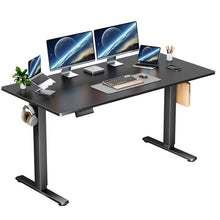 Load image into Gallery viewer, Casabay Electric Height Adjustable Standing Desk, 40"x24" Sit-to-Stand Desk Ergonomic Rising Computer Table for Home Office (Black)