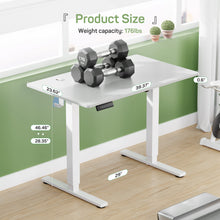 Load image into Gallery viewer, Casabay Electric Height Adjustable Standing Desk, 40"x24" Sit-to-Stand Desk Ergonomic Rising Computer Table for Home Office