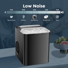 Load image into Gallery viewer, Casabay Portable Ice Maker, 9 Cubes in 6 Mins, 26 lbs/Day, Self-Cleaning, 2 Bullet Sizes, for Home & Office