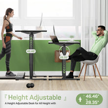Load image into Gallery viewer, Casabay Electric Height Adjustable Standing Desk, 40"x24" Sit-to-Stand Desk Ergonomic Rising Computer Table for Home Office (Black)