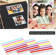 Load image into Gallery viewer, Dreamlify Scrapbook Photo Album, 50 Pages (10x10") DIY Leather Photo Album Self Adhesive Pages Heart Cover Scrapbook, Baby Scrapbook Album Wedding Guest Book, School Memory Book