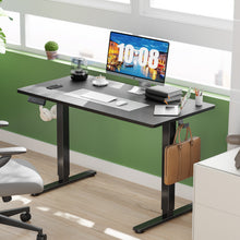 Load image into Gallery viewer, Casabay Electric Height Adjustable Standing Desk, 40"x24" Sit-to-Stand Desk Ergonomic Rising Computer Table for Home Office (Black)