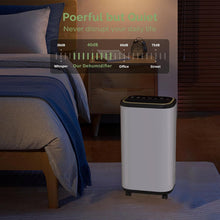 Load image into Gallery viewer, Dehumidifier with Drain Hose for Auto or Manual Drainage, 2000 Sq.Ft Energy Star Dehumidifiers for Basement Home Bedroom Large Room Bathroom, 30 Pints Dehumidification Capacity