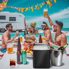 Load image into Gallery viewer, Casabay Portable Ice Maker, 9 Cubes in 6 Mins, 26 lbs/Day, Self-Cleaning, 2 Bullet Sizes, for Home & Office