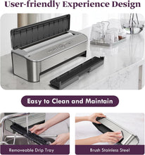 Load image into Gallery viewer, Vacuum Sealer Machine 85kPa 120W Powerful Sealing System, Automatic Food Sealer with 2 Bag Rolls and 5pcs Pre-cut Bags, Built-in Cutter, Bags Storage, Moist Mode and Air Suction Hose