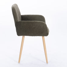 Load image into Gallery viewer, Casabay Dining Chair Mid-Century Side Chair with Upholstered Padded Seats & Wooden Legs for Kitchen Living Dining Room (Green)