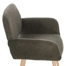 Load image into Gallery viewer, Casabay Dining Chair Mid-Century Side Chair with Upholstered Padded Seats & Wooden Legs for Kitchen Living Dining Room (Green)