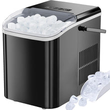 Load image into Gallery viewer, Casabay Ice Maker, Portable Countertop Ice Machine Quiet Cubes Makers with Ice Scoop, Basket and Handle Self-Cleaning, 9 Cubes in 6 Mins, 26.5lbs/24Hrs, 2 Sizes of Bullet Ice for Home Kitchen Party Office
