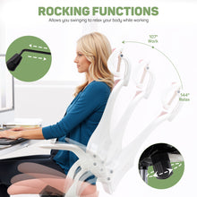 Load image into Gallery viewer, Casabay Ergonomic Office Chair, High-Back Mesh Desk Chairs with Flip-up Armrest Adjustable Headrests, Comfortable Lumbar Support, for Home, Work, Study
