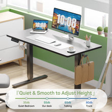 Load image into Gallery viewer, Casabay Electric Height Adjustable Standing Desk, 40"x24" Sit-to-Stand Desk Ergonomic Rising Computer Table for Home Office (Black)
