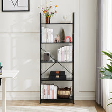 Load image into Gallery viewer, Casabay Book Shelf, 5-Tier Tall Bookcase with Steel Frame for Bedroom, Living Room, Kitchen or Home Office

