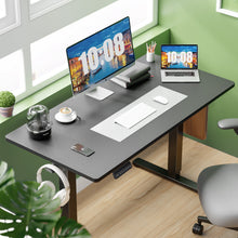 Load image into Gallery viewer, Casabay Electric Height Adjustable Standing Desk, 40"x24" Sit-to-Stand Desk Ergonomic Rising Computer Table for Home Office (Black)
