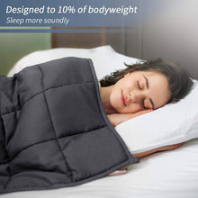Load image into Gallery viewer, Weighted Blanket,Breathable Cotton with Natural Glass Beads
