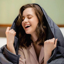Load image into Gallery viewer, Weighted Blanket,Breathable Cotton with Natural Glass Beads
